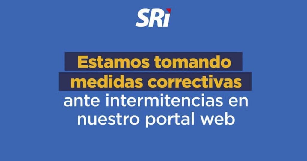 portal sri intermitencia marzo 2023 1 SRi informa que su portal presenta intermitencias